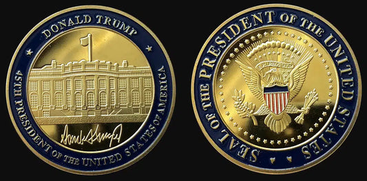 TRUMP 2024 PRESIDENTIAL COINS (FREE SHIPPING)